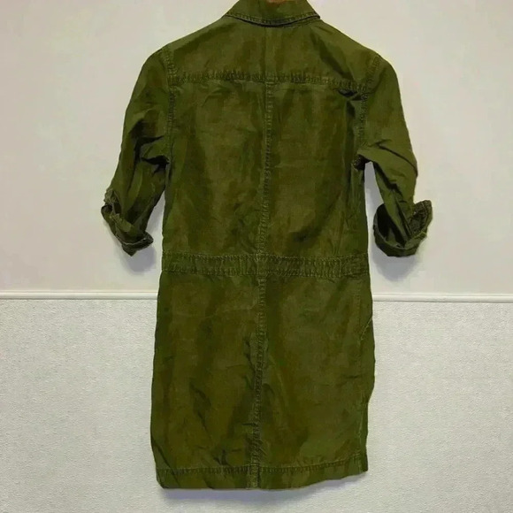 Armani Exchange Green Button Down Dress Size 2 - Picture 10 of 15